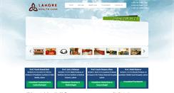 Desktop Screenshot of lahorehealthcare.com